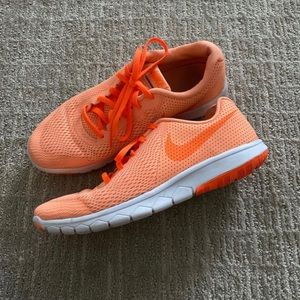 Neon Orange Nike Sneakers